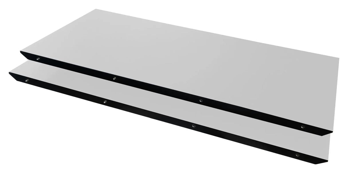 Meza Tillægsplader 48x100, 2 stk, Hvid laminat - Unoliving.com