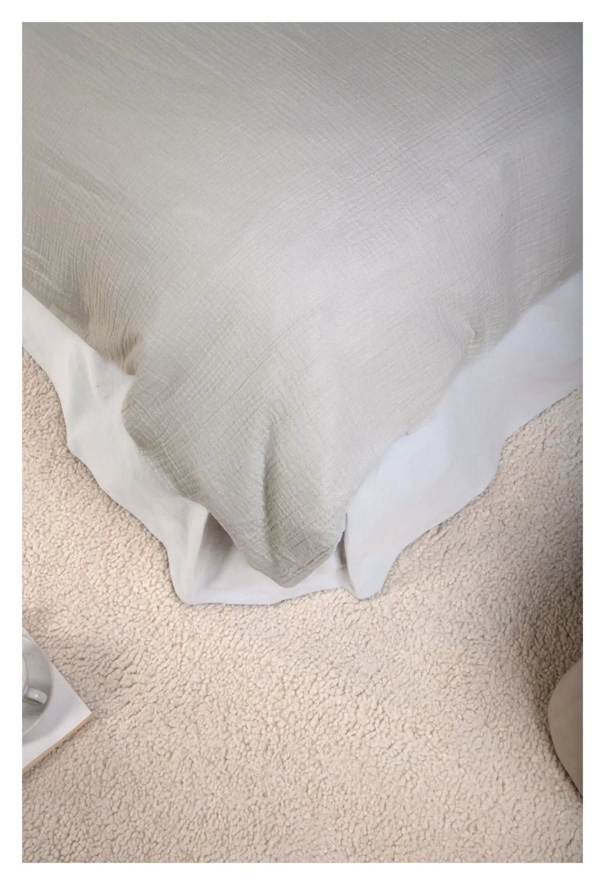 Mila Sengetøj 240x220 - Lysegrå - Unoliving.com