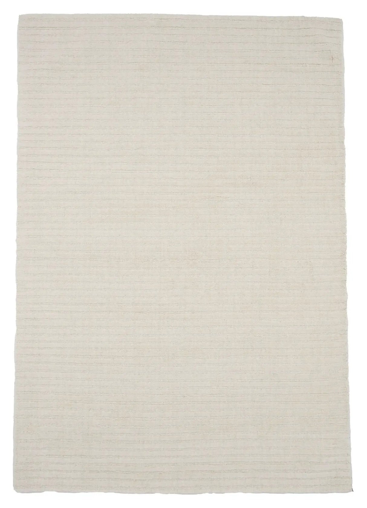 Milton Uld/Bomuld Tæppe 300x200 - Hvid - Unoliving.com