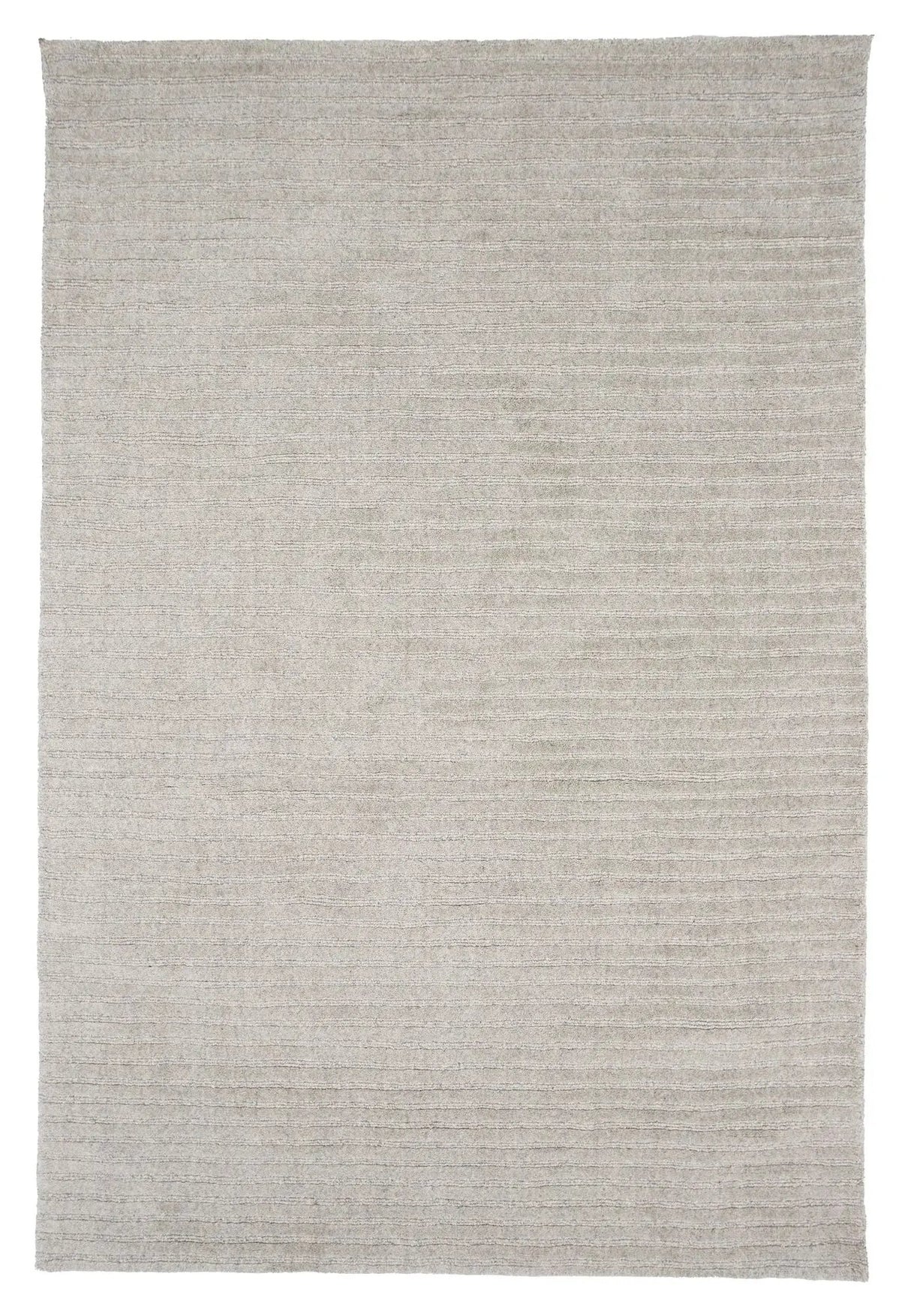 Milton Uld/Bomuld Tæppe 300x200 - Lysegrå - Unoliving.com