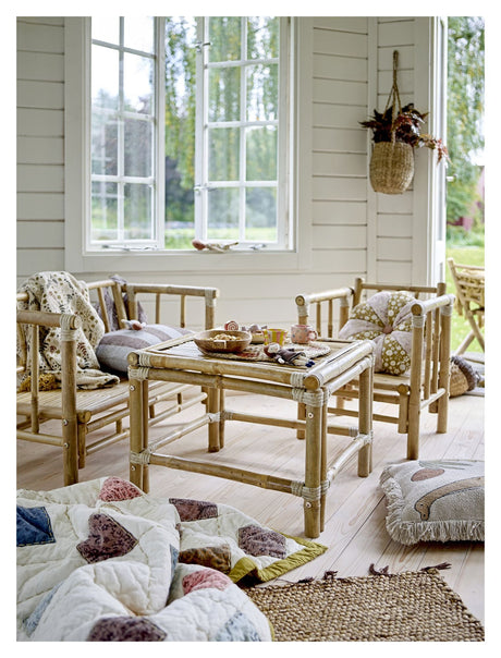 Mini Sole Stol, Natur, Bambus - Unoliving.com