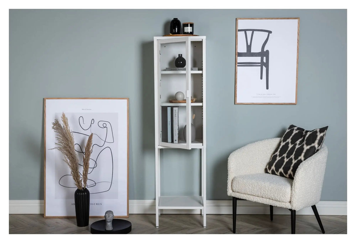 Misha Metal Skab, Hvid - Unoliving.com