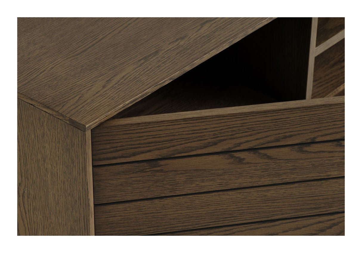 Modica TV-Bord, Røget eg, B:180