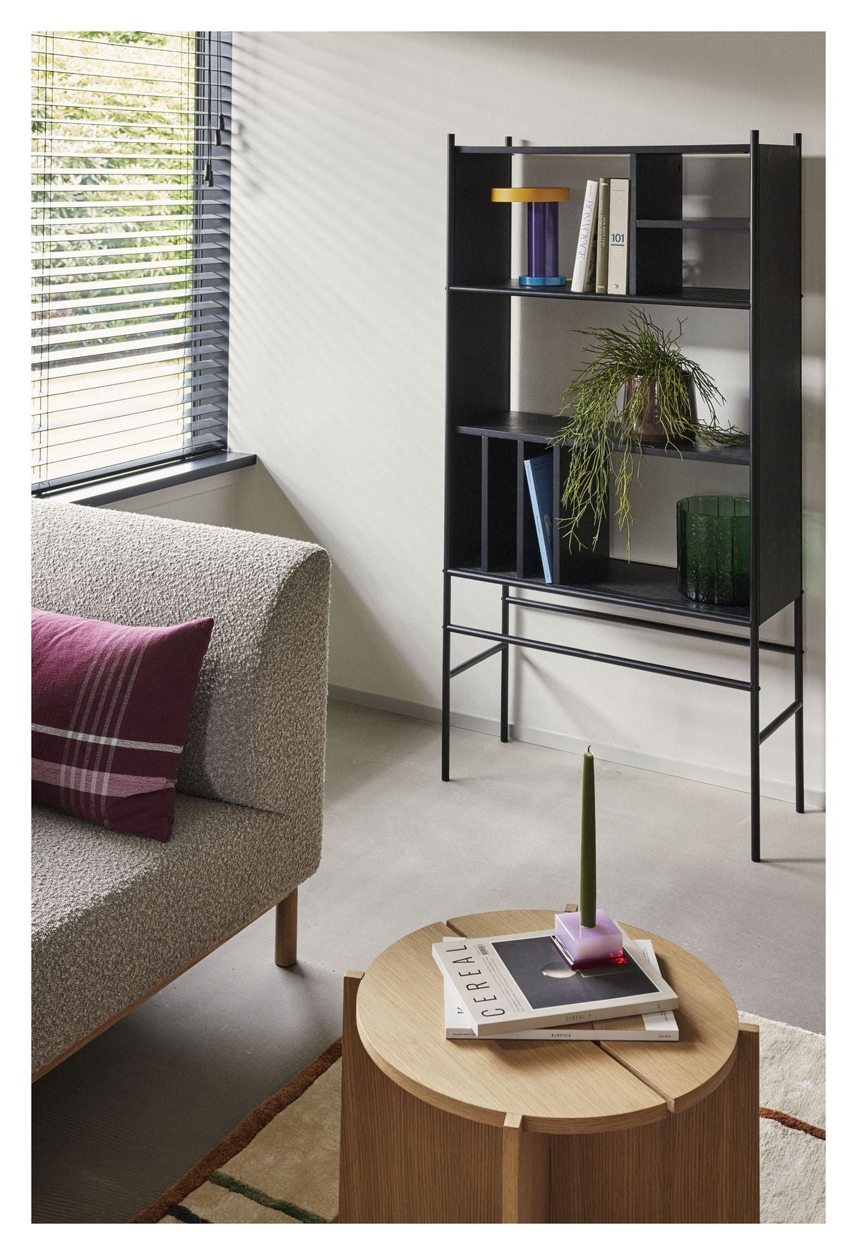 Moment 2-pers. Sofa, Grå/Natur