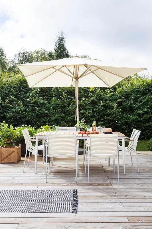 Mood Havestol m/armlæn, Hvid - Unoliving.com
