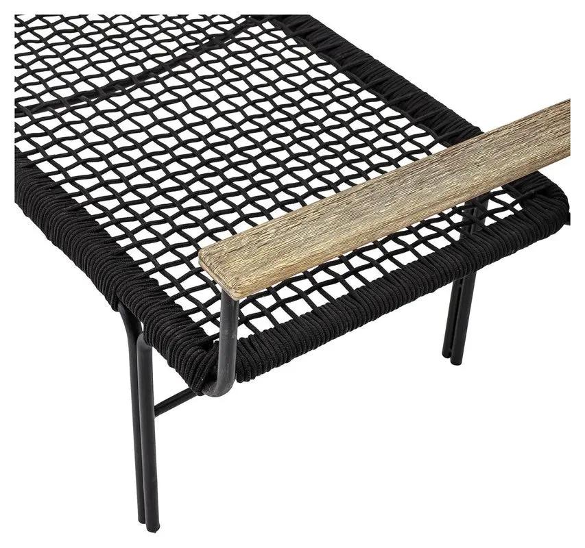 Mundo Bænk, Sort, Metal