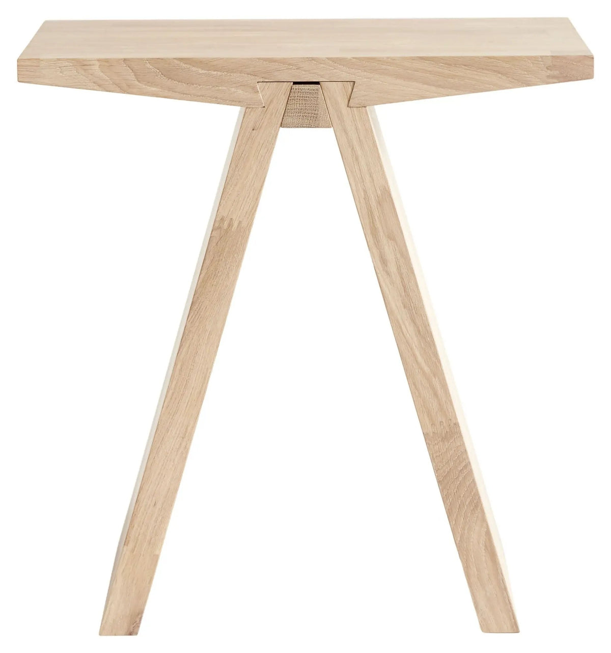 Muubs Angle Skammel - Hvid olieret Eg