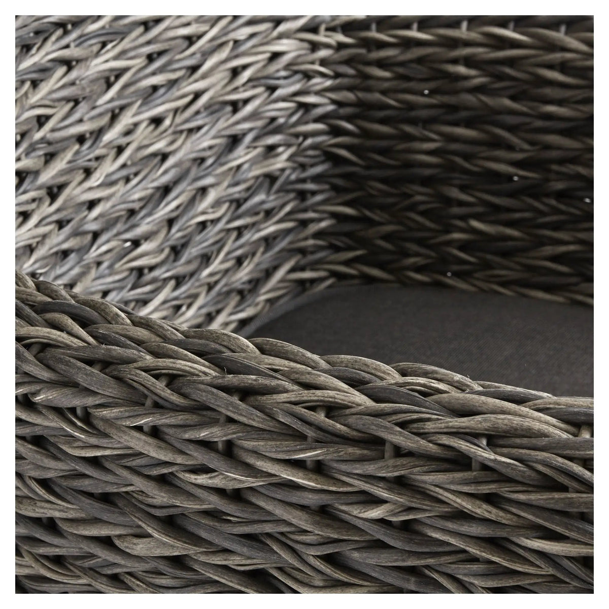 Muubs Como Havestol - Gråsort Polyrattan