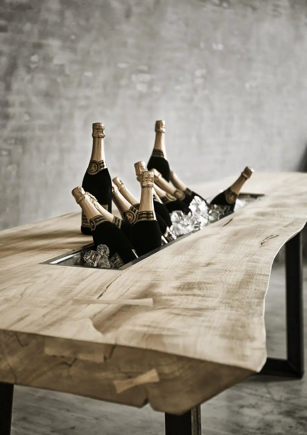 Muubs Gather Champagnebord L - Poppeltræ