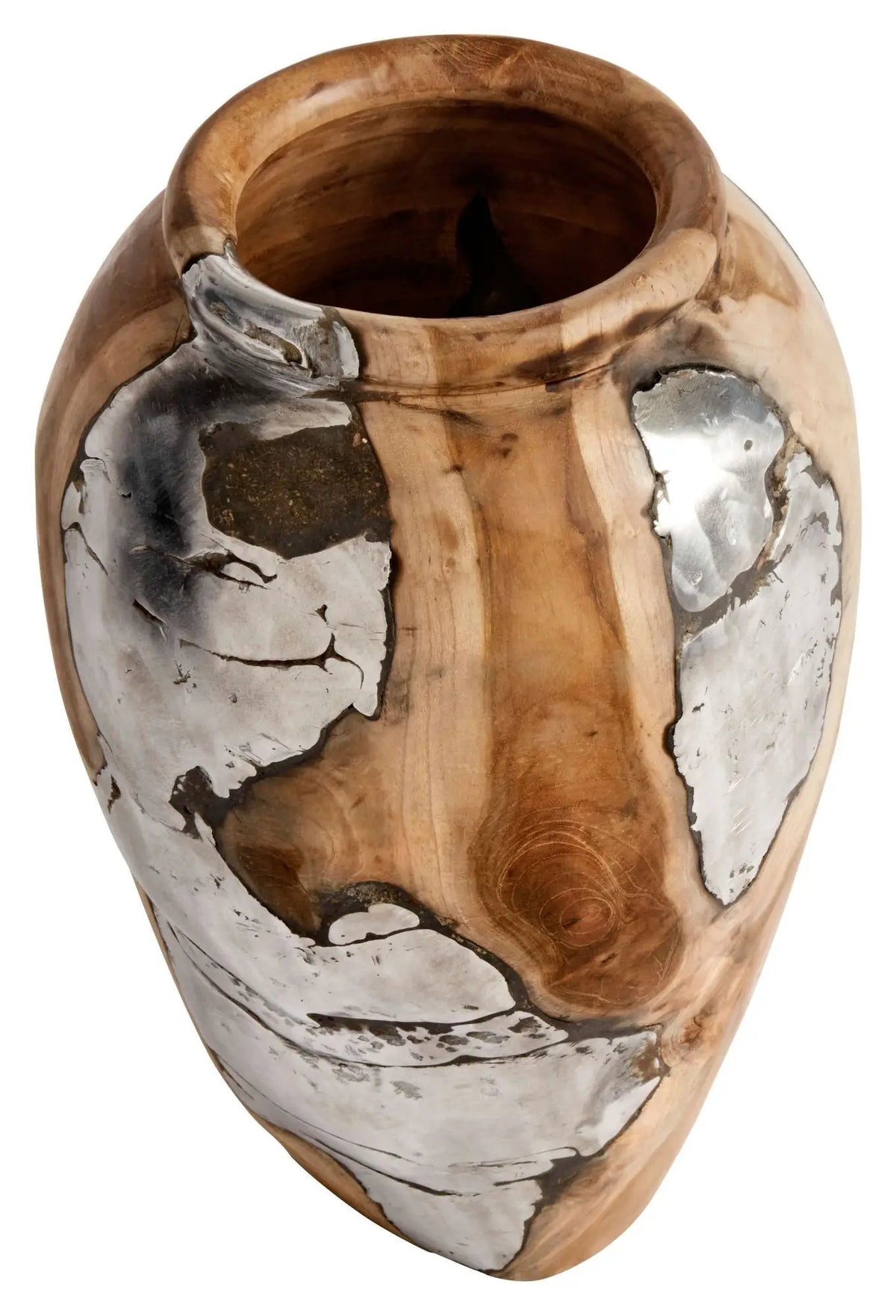 Muubs Onua Vase - Teakrod/Aluminium