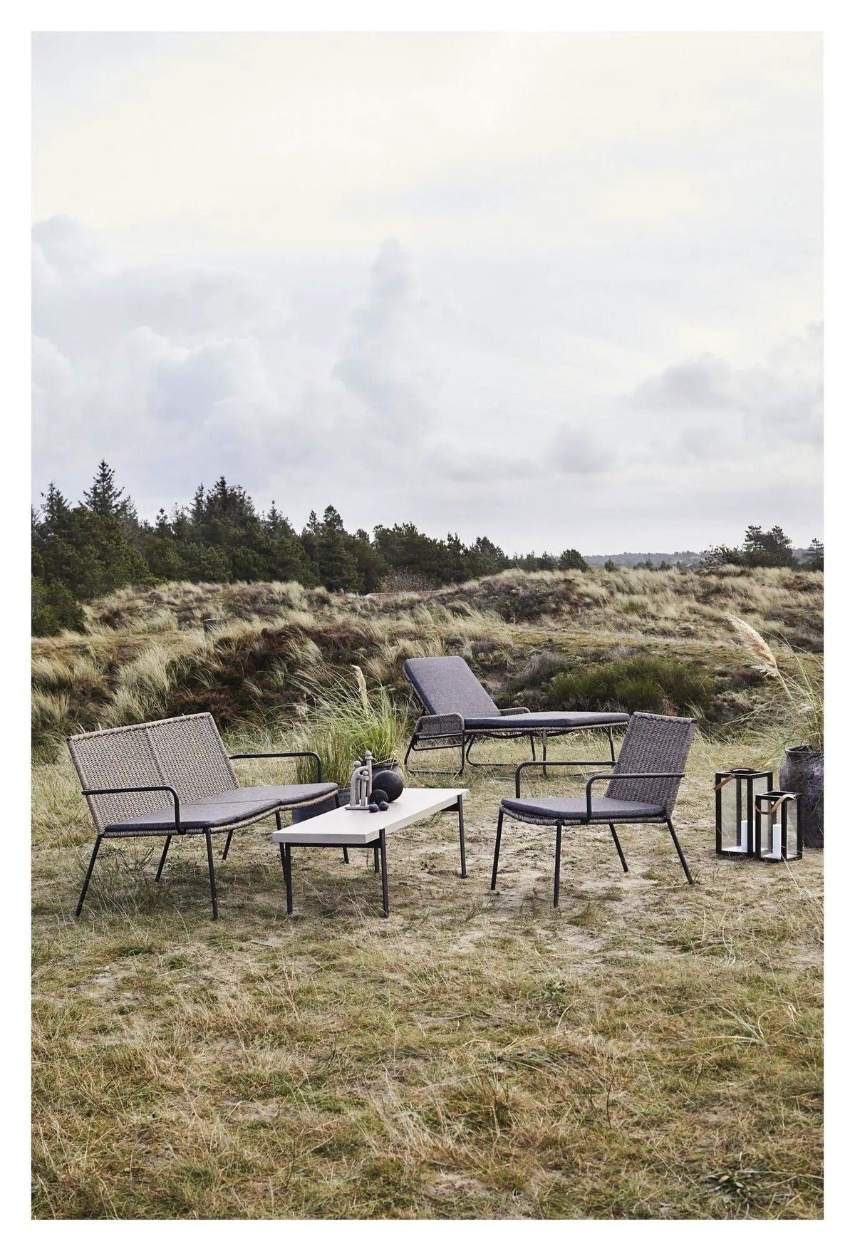 Muubs Riva Loungestol - Polyrattan/Metal