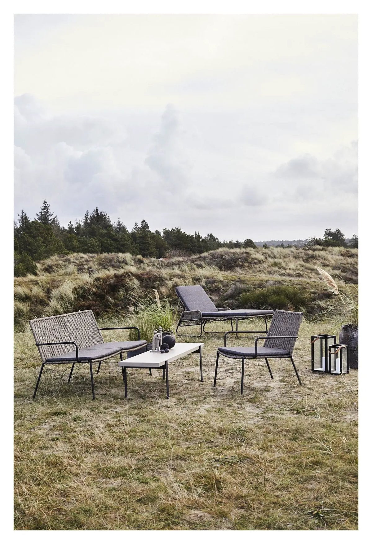 Muubs Riva Solvogn - Polyrattan/Metal