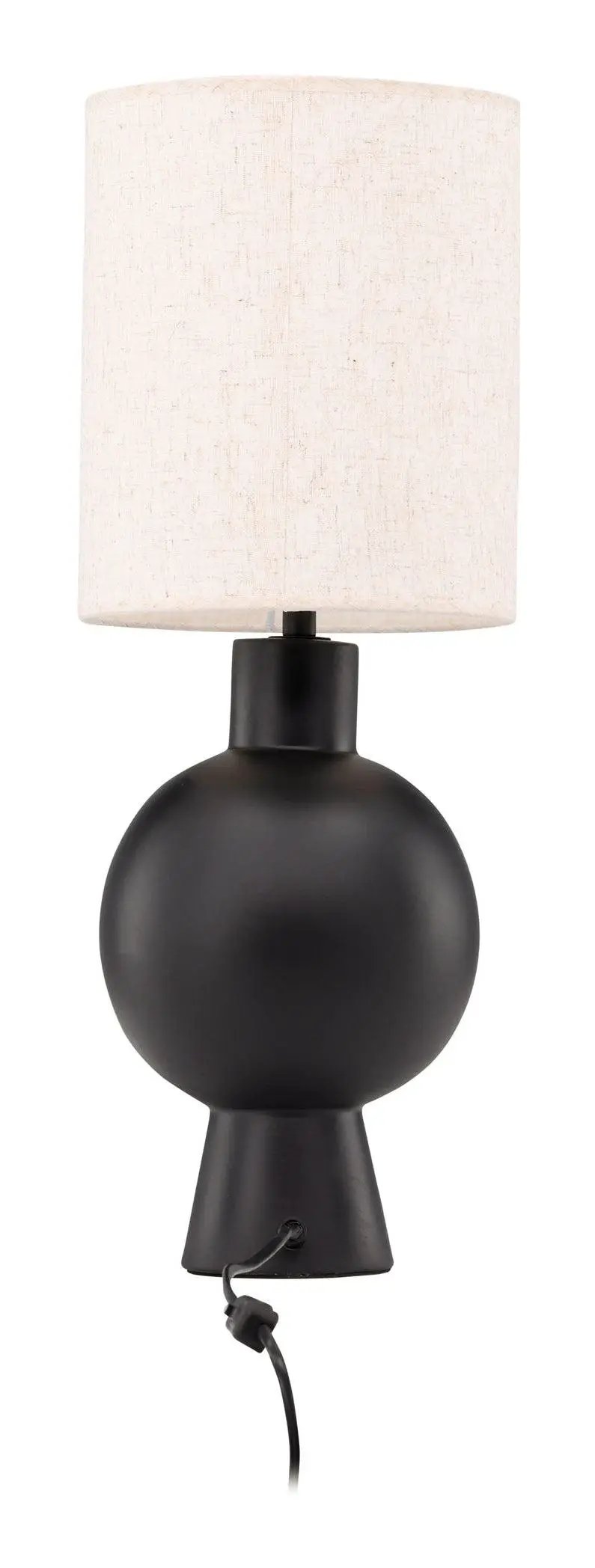 Mysterna Bordlampe, Beton, Sort - Unoliving.com
