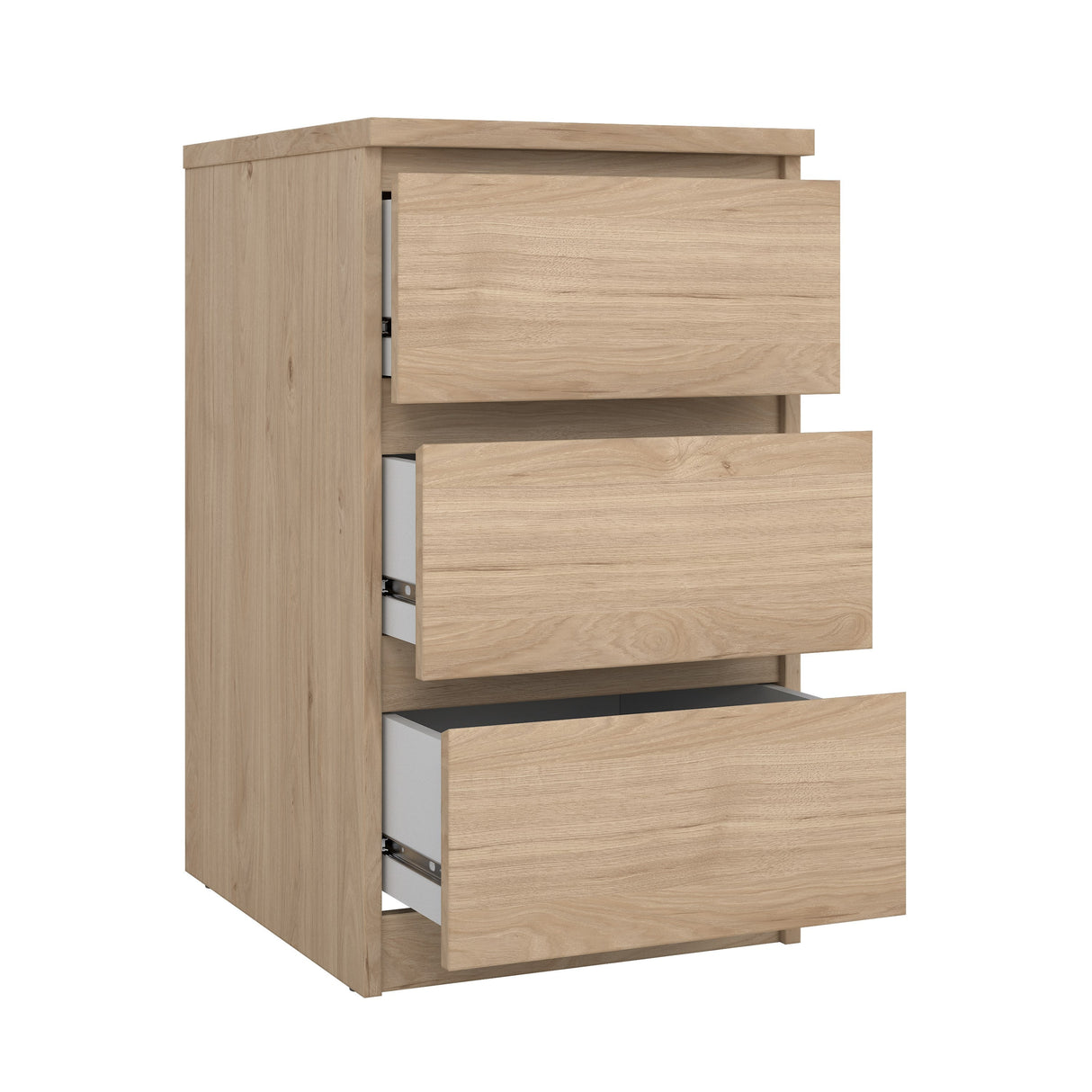 Naia Kommode m. 3 skuffer, Jackson Hickory