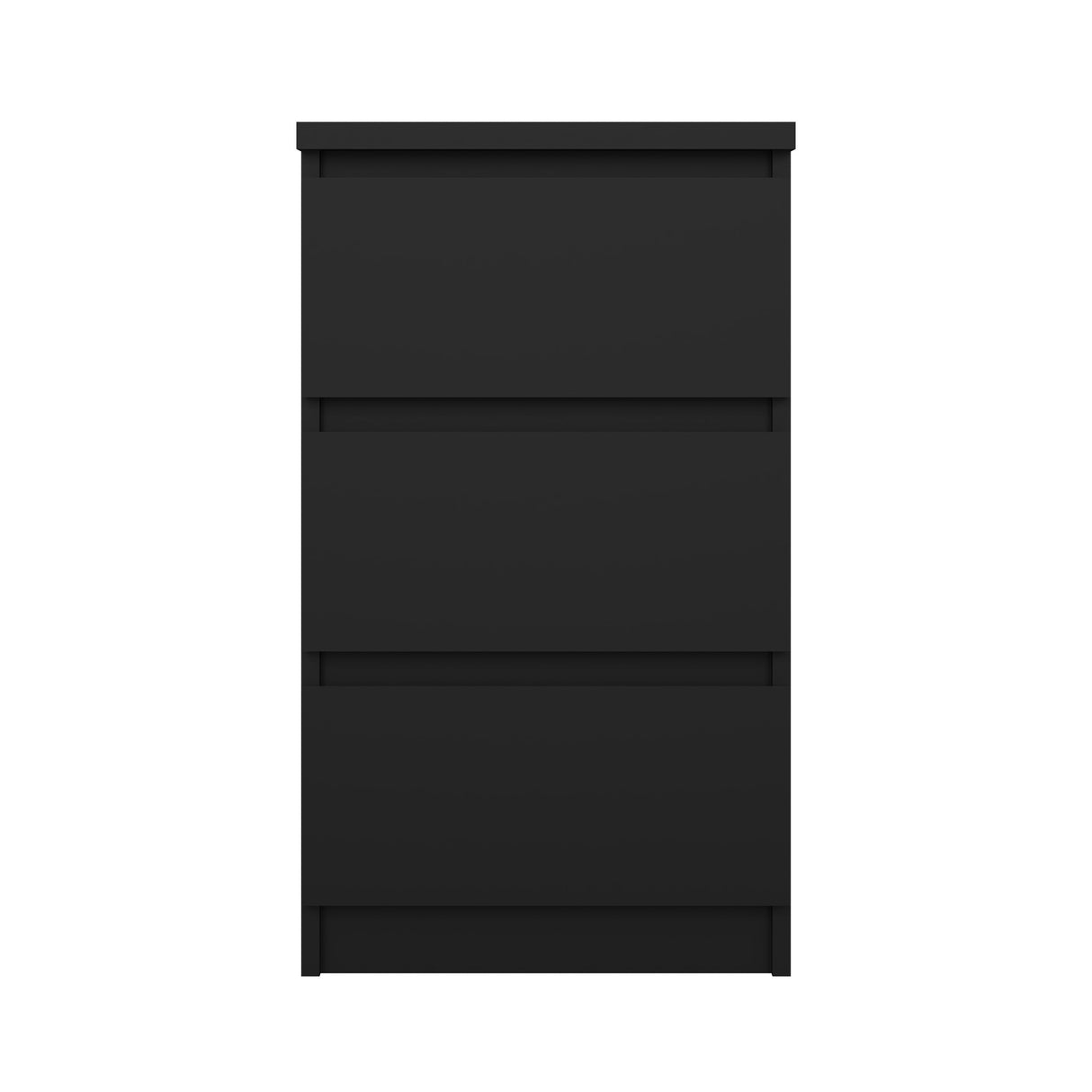 Naia, Kommode m. 3 skuffer høj - Sort - Unoliving.com