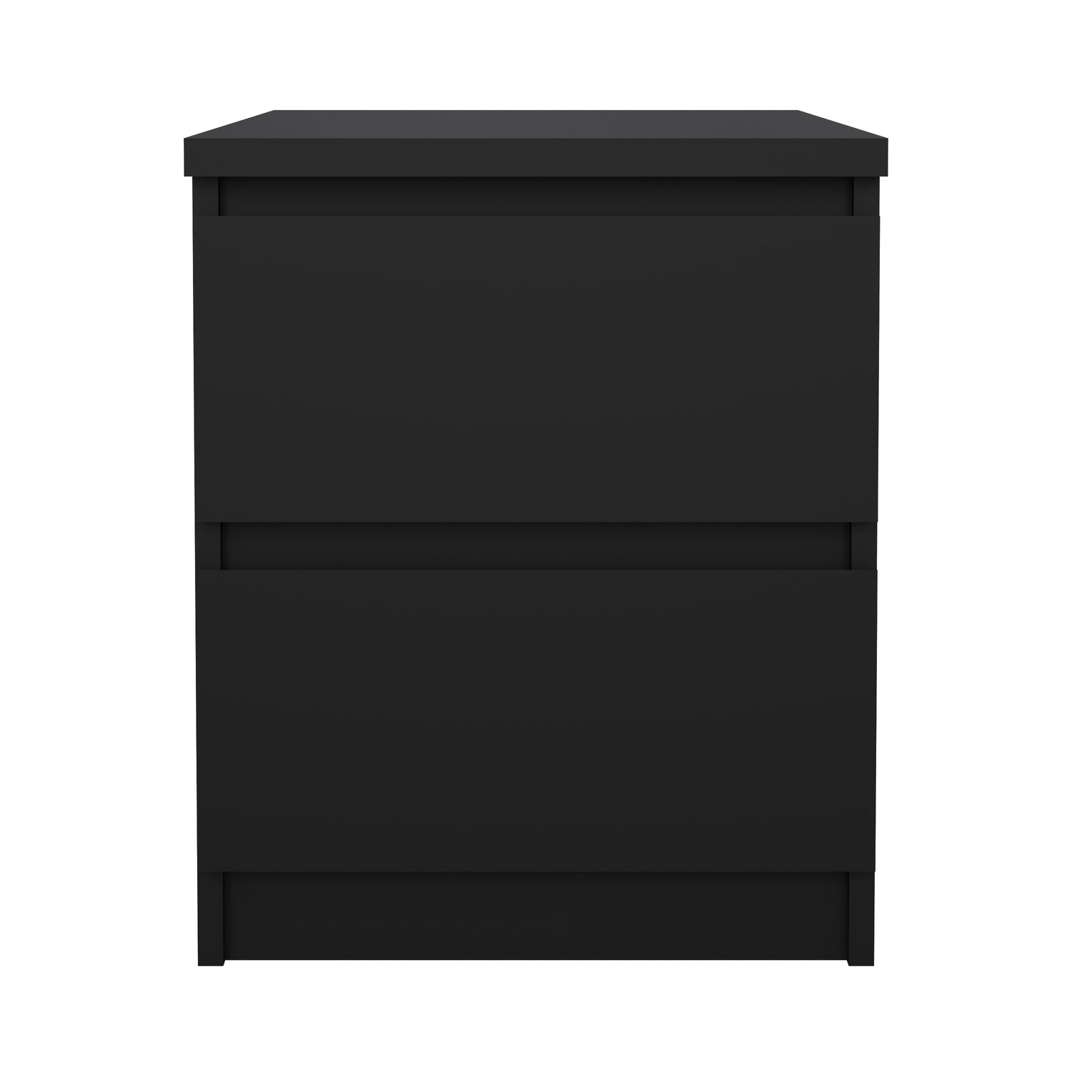 Naia Sengbord m. 2 skuffer, Mat Sort - Unoliving.com