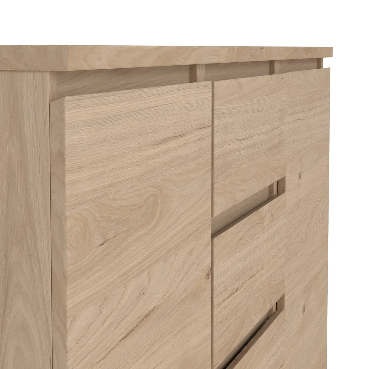 Naia Skænk m. 4 skuffer + 2 låger, Jackson Hickory