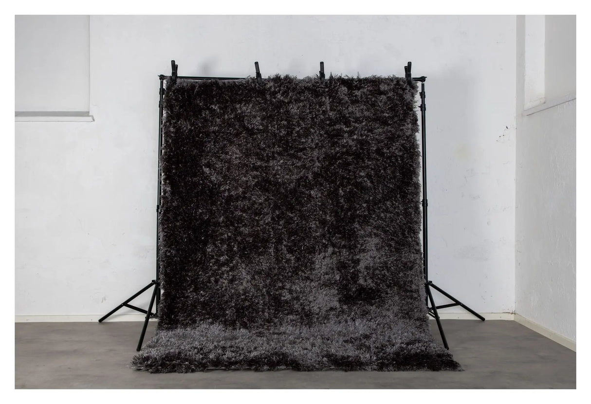 Natta Bomuld tæppe, 160x230, Mørkegrå - Unoliving.com