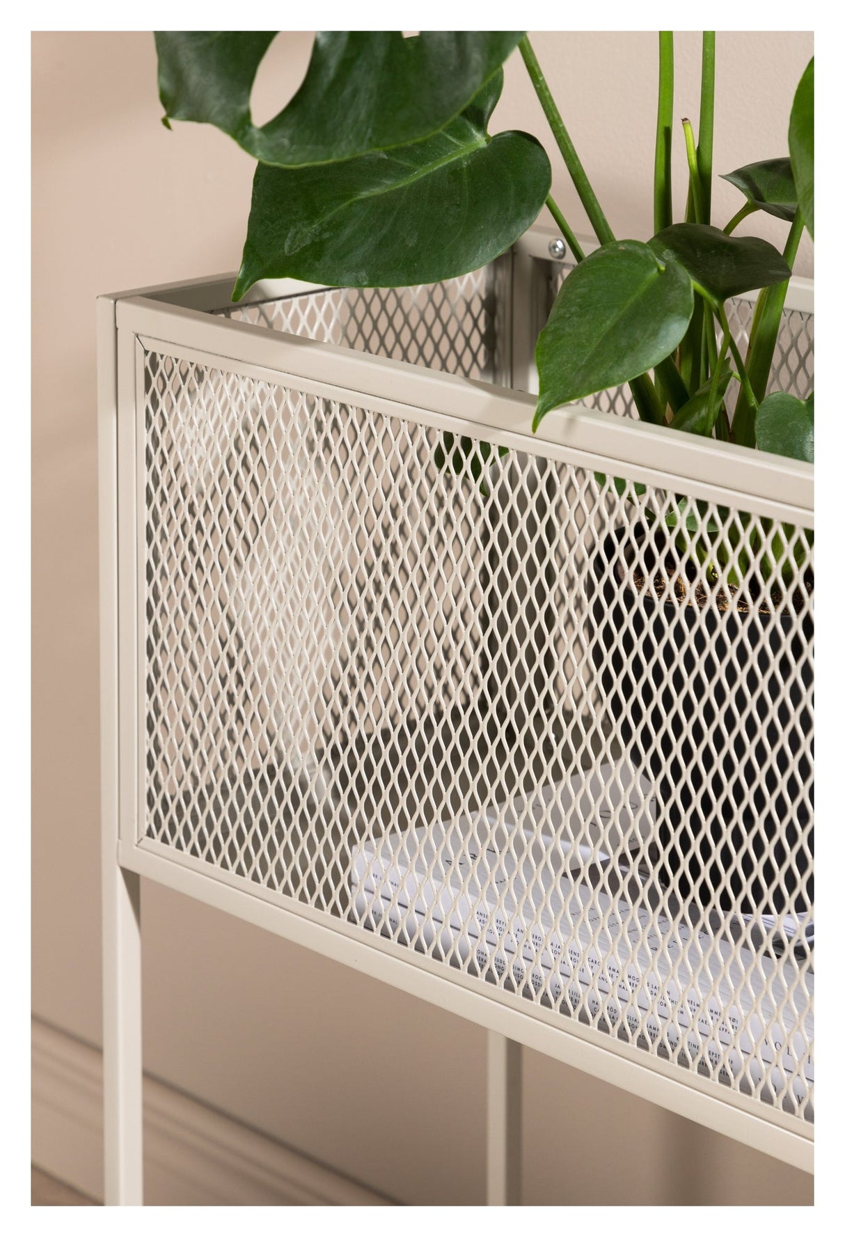 Netz Blomsterkasse - Beige - Unoliving.com