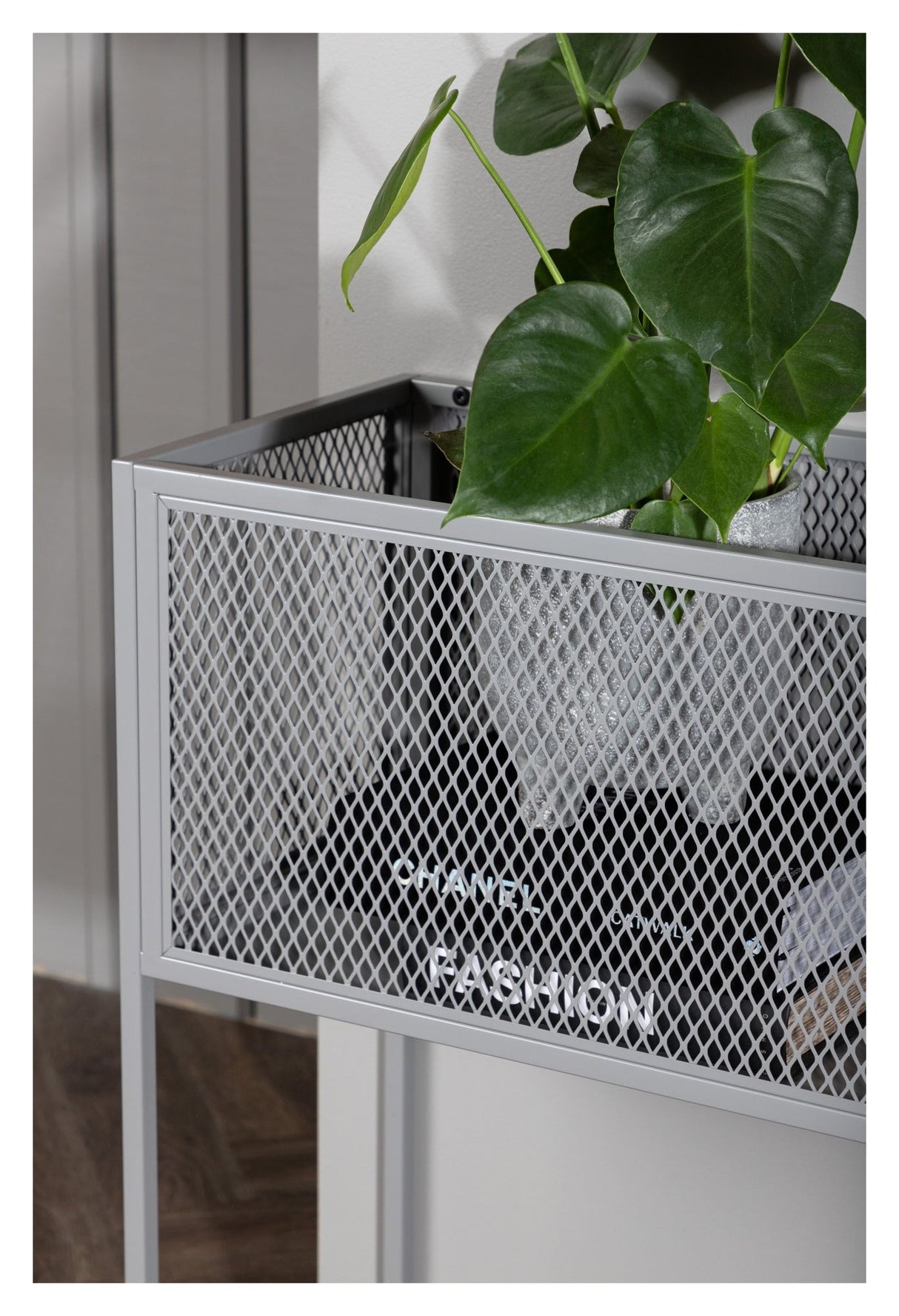 Netz Blomsterkasse - Lysegrå - Unoliving.com