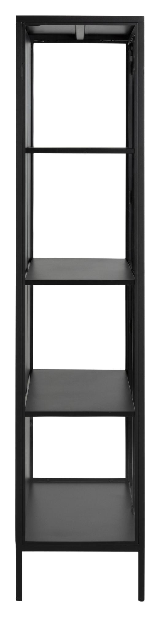 Newcastle Vitrineskab m. 2 glaslåger, Matsort metal - Unoliving.com