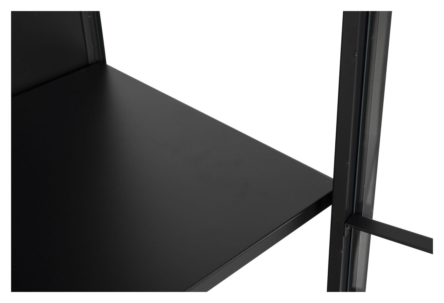 Newcastle Vitrineskab m. 2 glaslåger, Matsort metal - Unoliving.com