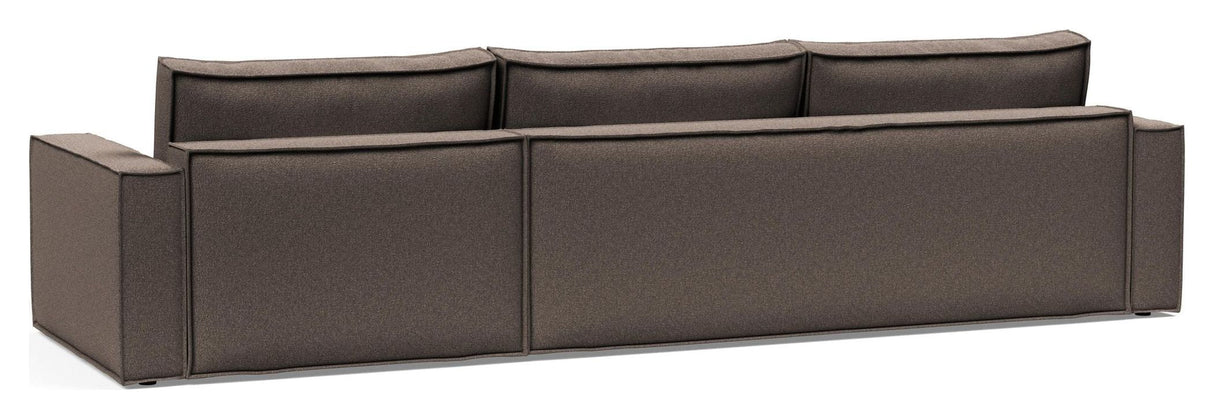 Newilla Sovesofa m. chaiselong, Corduroy Ivory - Unoliving.com