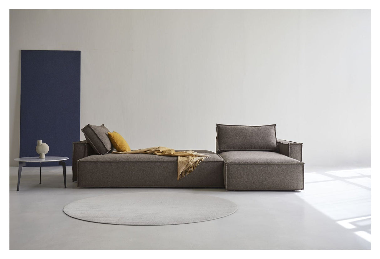 Newilla Sovesofa m. chaiselong, Corduroy Ivory - Unoliving.com