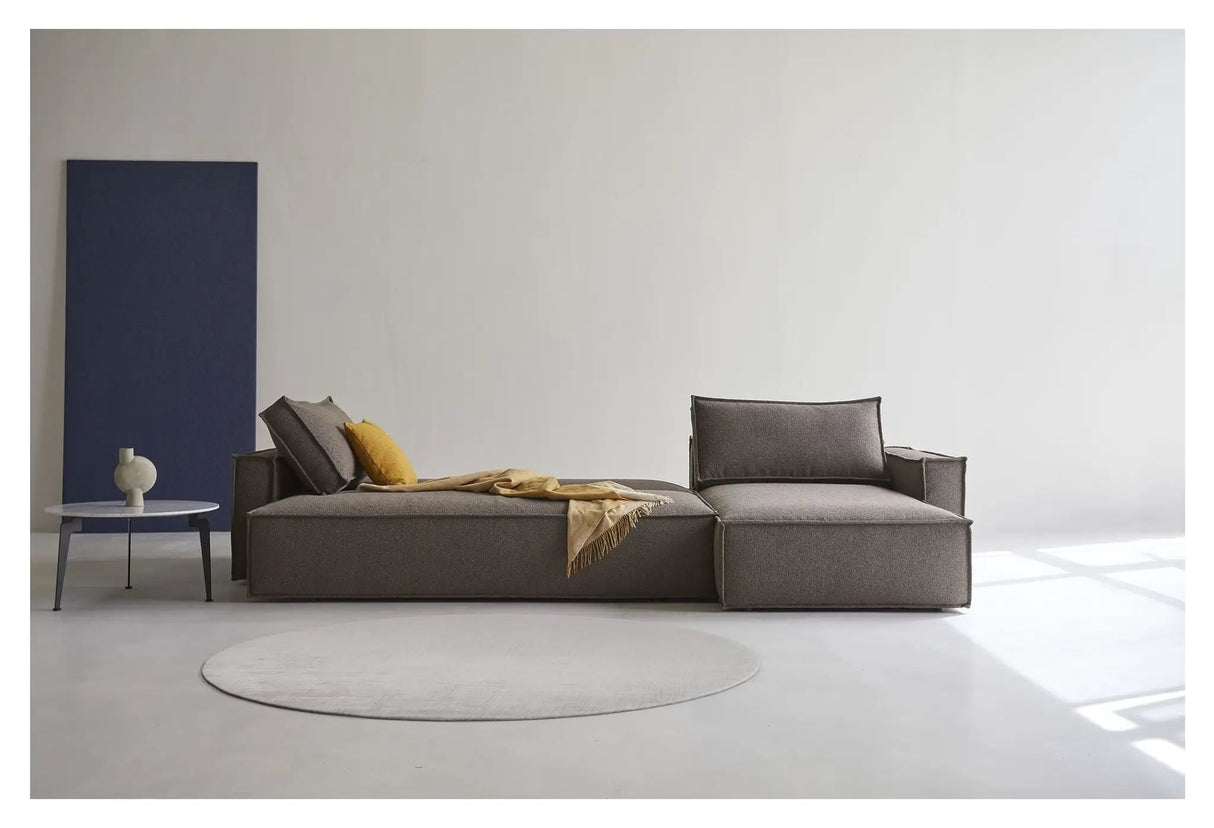 Newilla Sovesofa m. chaiselong, Corduroy Ivory - Unoliving.com
