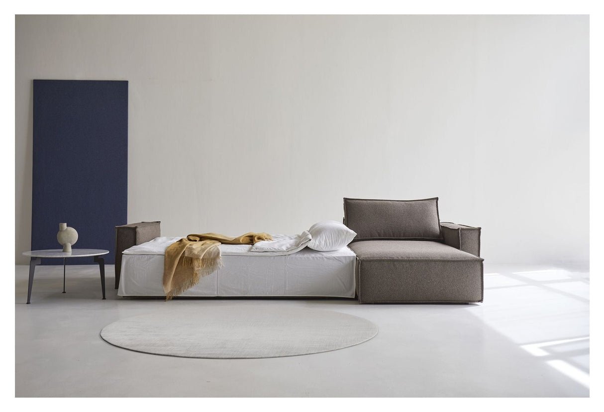 Newilla Sovesofa m. chaiselong, Corduroy Ivory - Unoliving.com