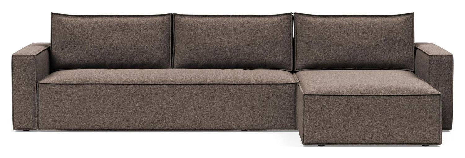 Newilla Sovesofa m. chaiselong, Corduroy Ivory - Unoliving.com