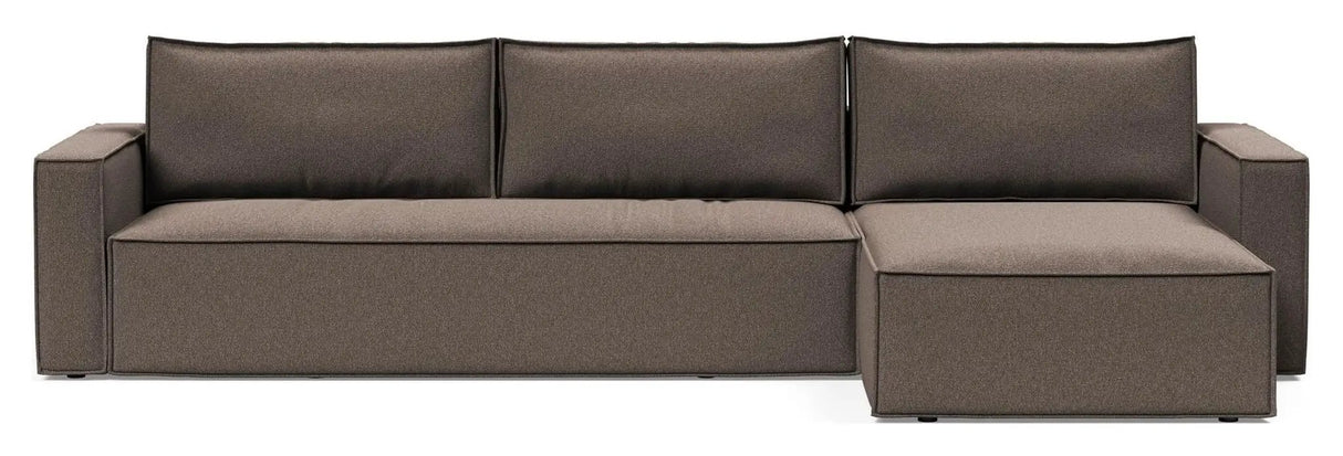 Newilla Sovesofa m. chaiselong, Corduroy Ivory - Unoliving.com