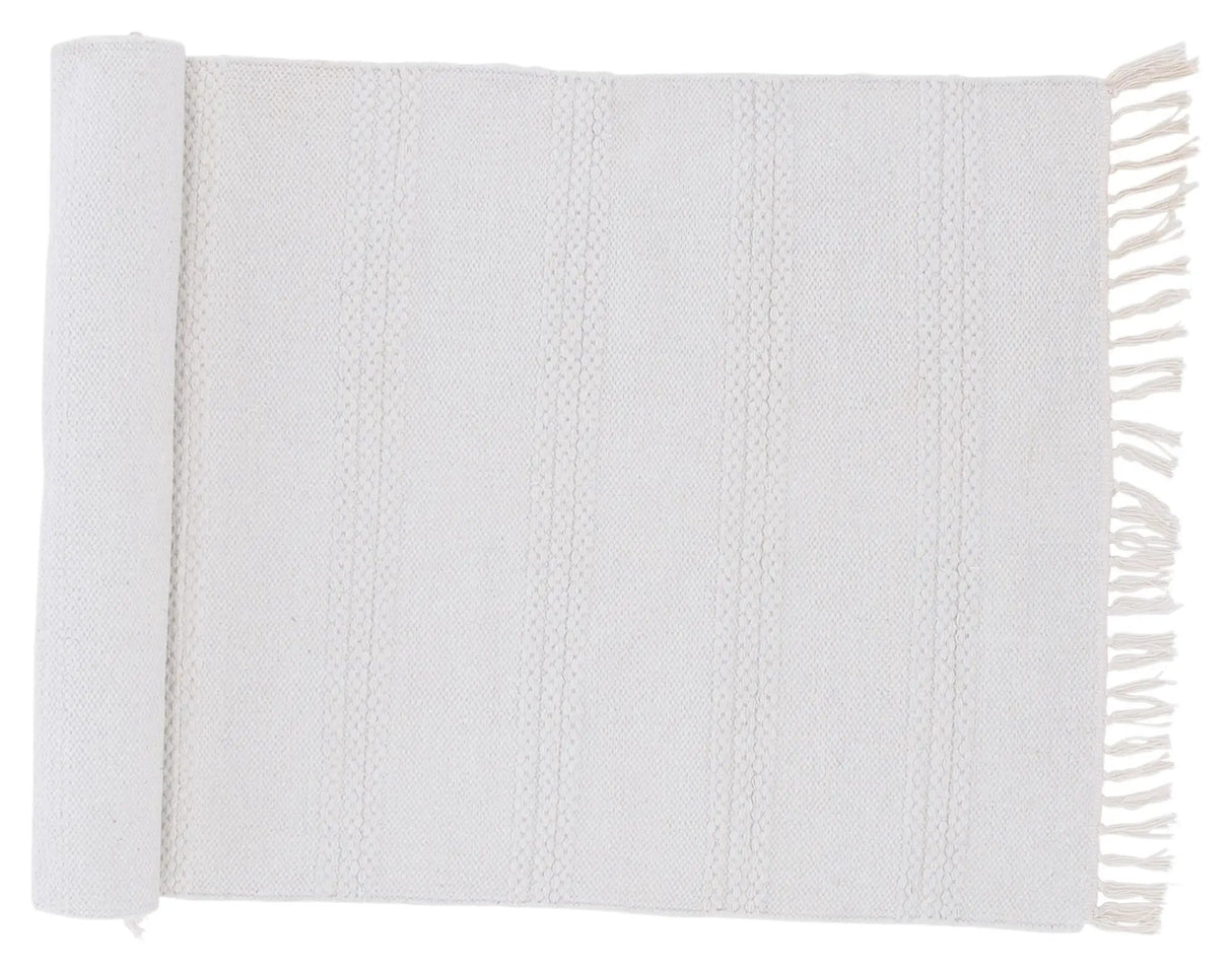 Nico Bomuld løber, 80x250, Offwhite - Unoliving.com