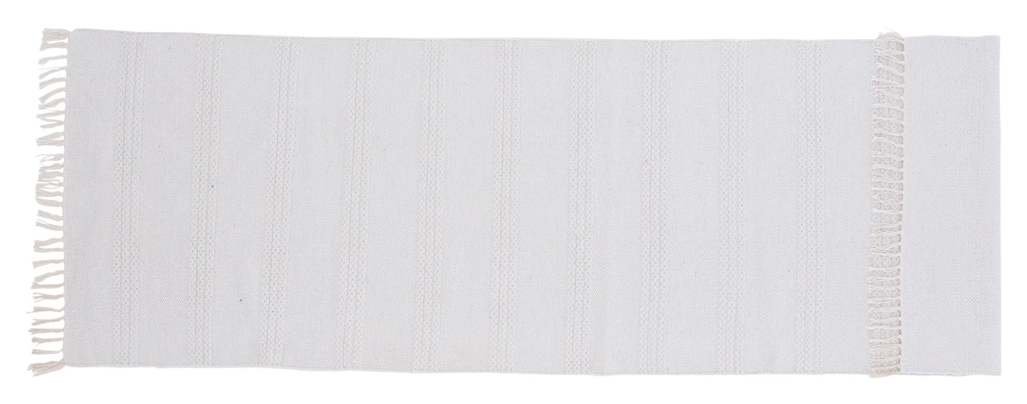Nico Bomuld løber, 80x250, Offwhite - Unoliving.com