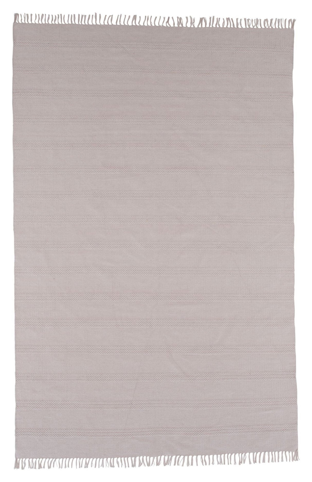 Nico Bomuld tæppe, 160x230, Beige - Unoliving.com