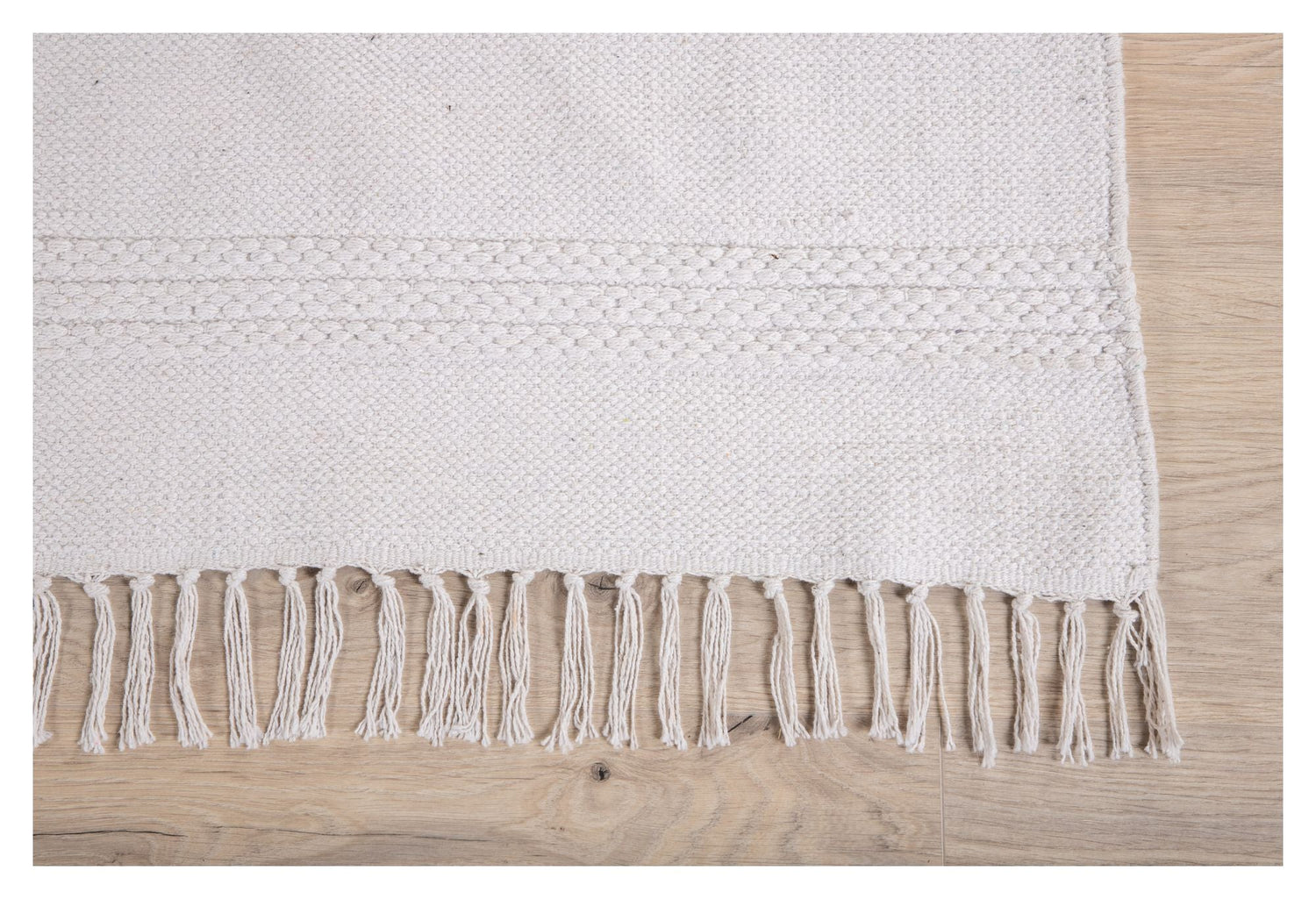 Nico Bomuld tæppe, 160x230, Offwhite - Unoliving.com