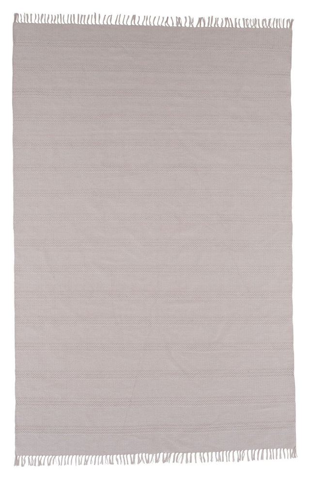 Nico Bomuld tæppe, 200x300, Beige - Unoliving.com