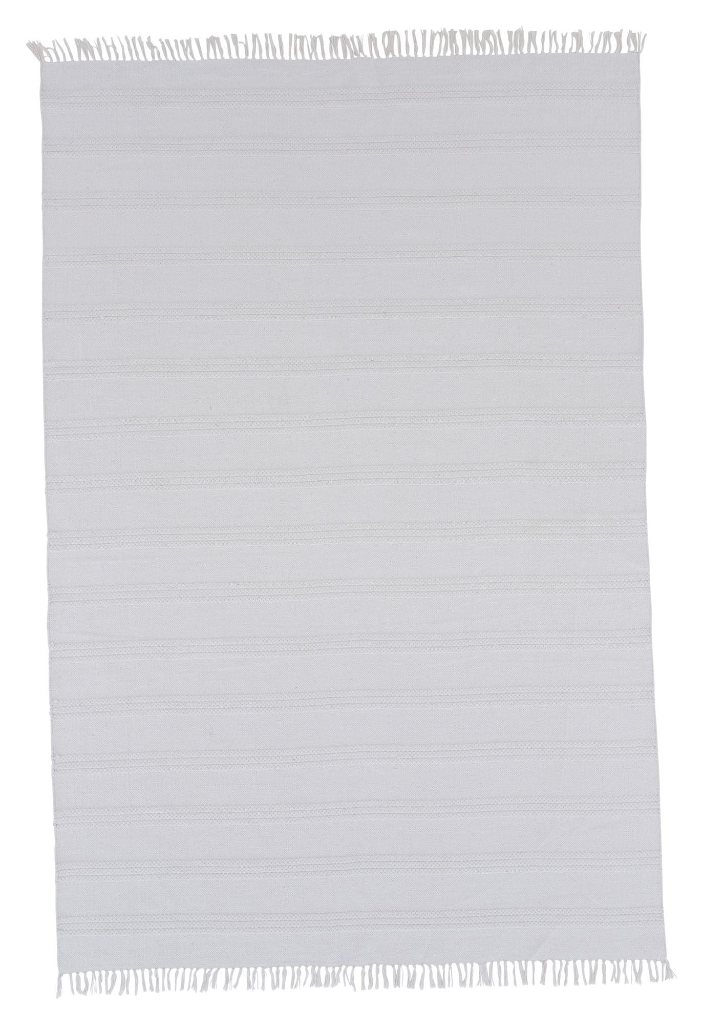 Nico Bomuld tæppe, 200x300, Offwhite - Unoliving.com