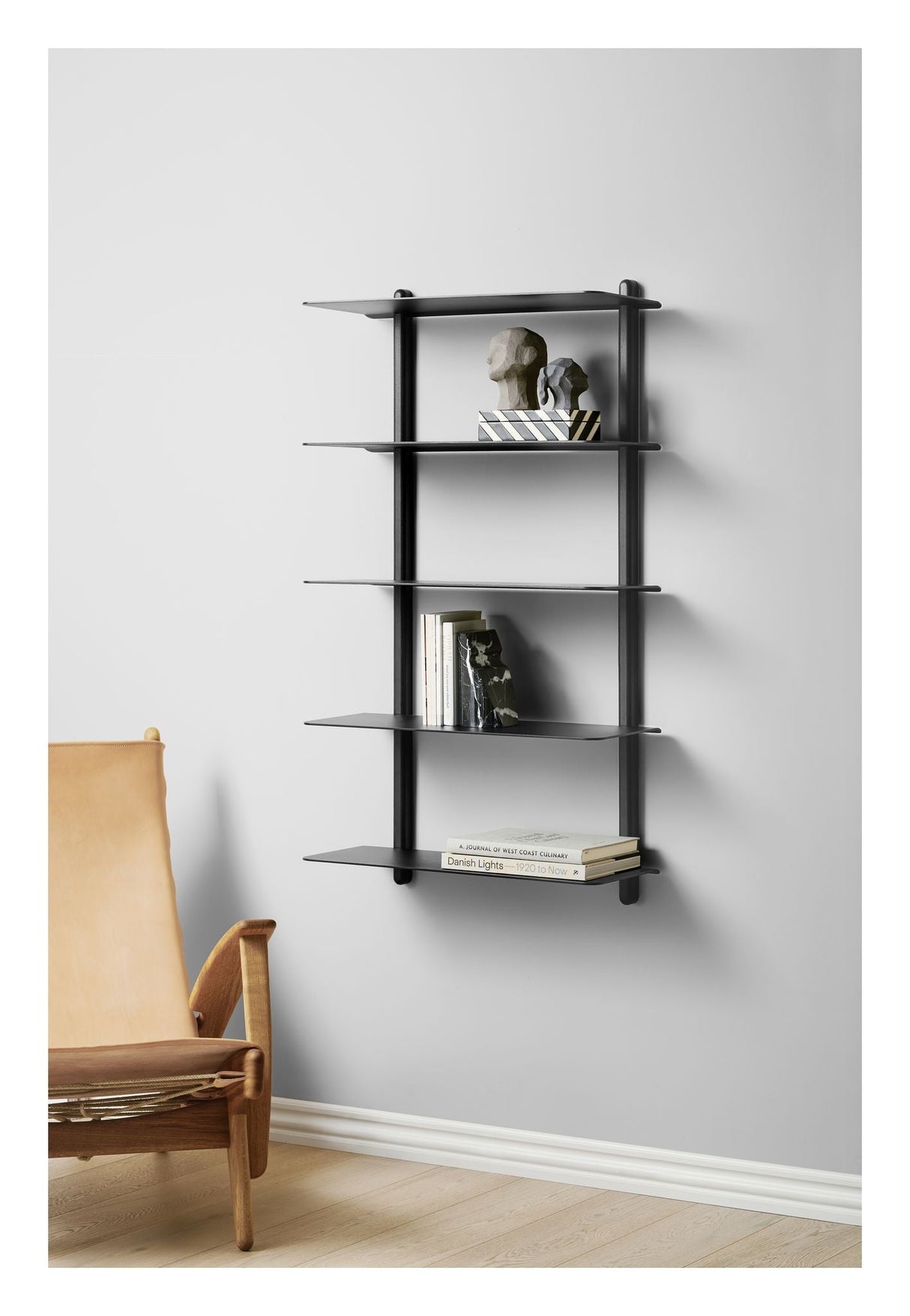 Nivo hylde E, stor, sort ask/sort - Unoliving.com