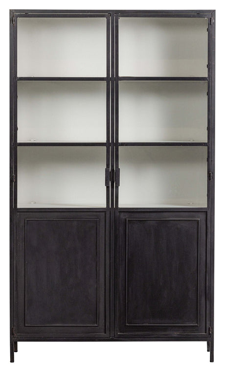 Nora Vitrineskab - Sort metal - Unoliving.com