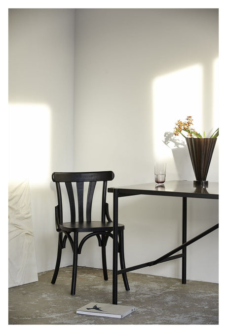 Nordal ELMO Spisebordsstol, Sort Elm - Unoliving.com