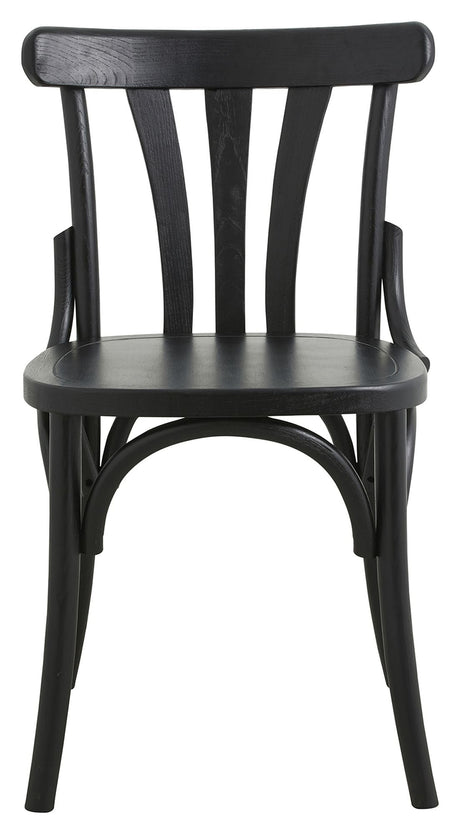 Nordal ELMO Spisebordsstol, Sort Elm - Unoliving.com