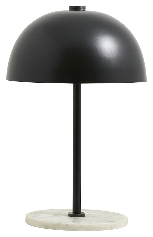 Nordal KITA Bordlampe, Sort/Hvid Marmor
