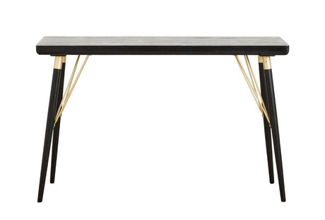 Nordal - Konsolbord 120x40 i træ - Sort - Unoliving.com