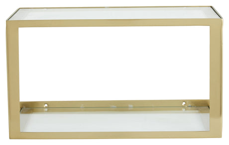 Nordal NERA Hylde m/glas - Gylden - Unoliving.com