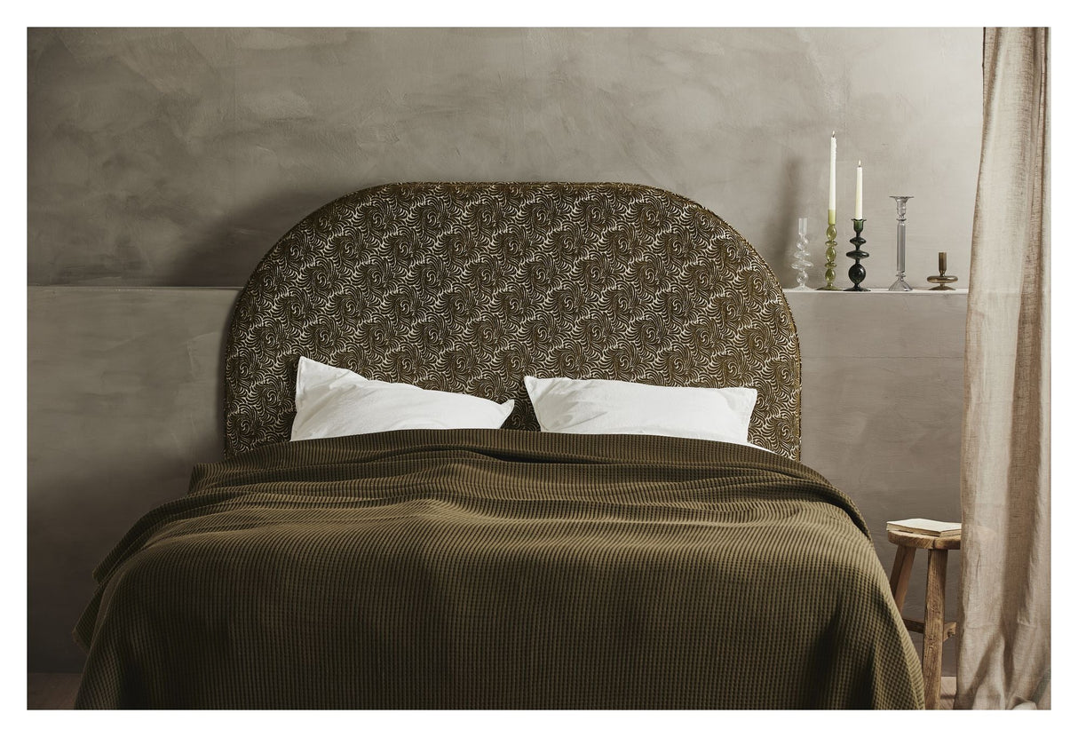 Nordal NEVA Sengegavl - Oliven/Gylden - Unoliving.com