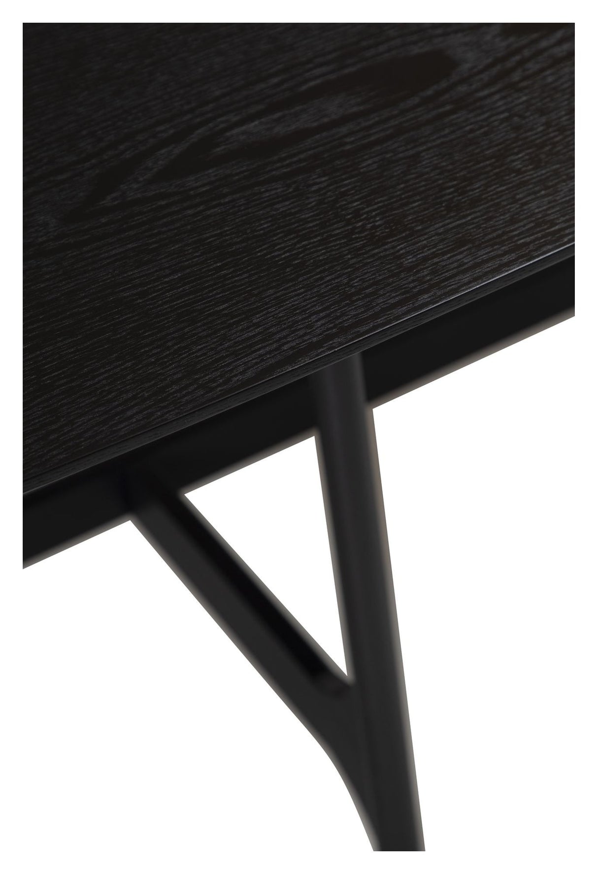 OOID Spisebord 220x110, Ask/Sort - Unoliving.com