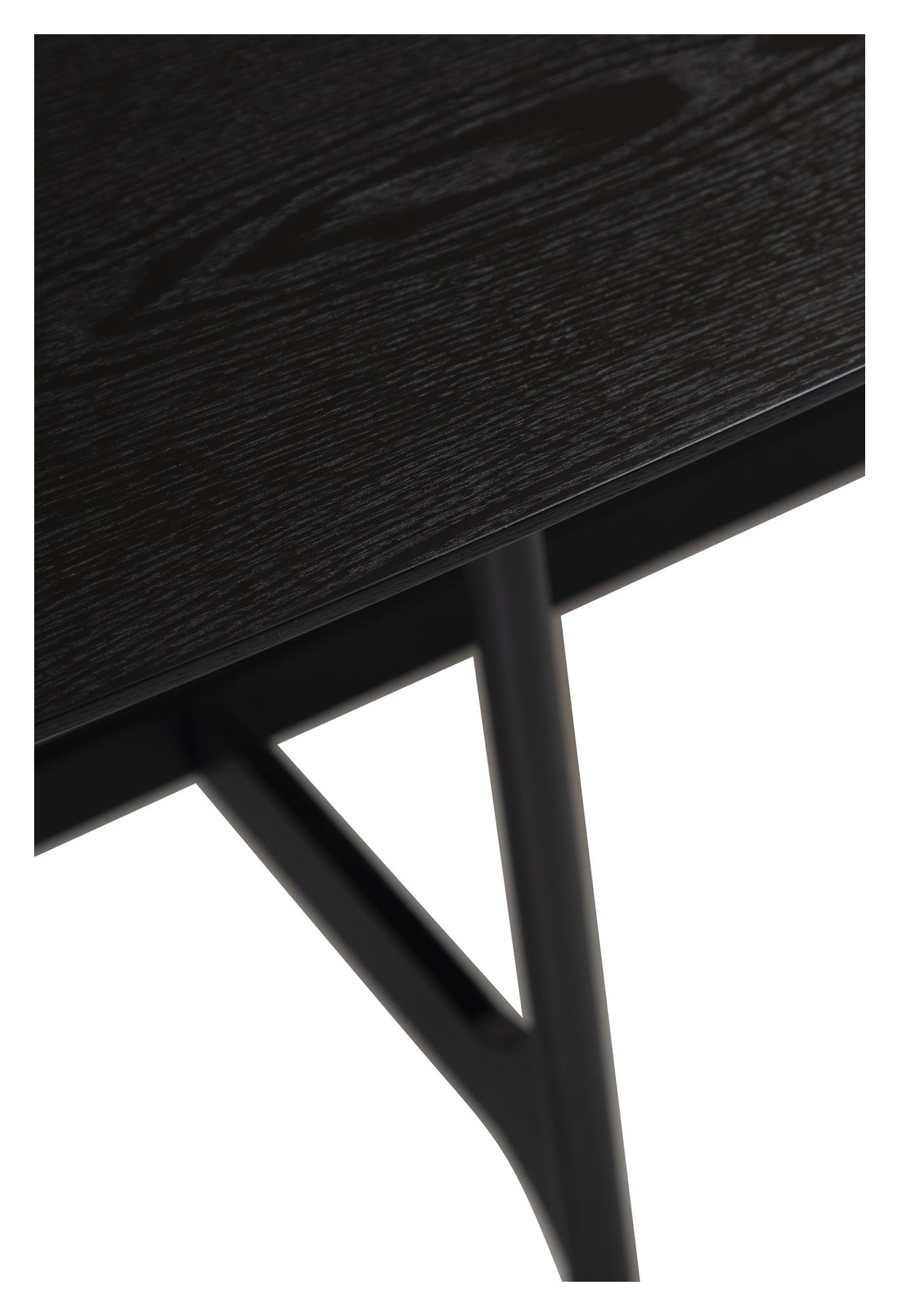 OOID Spisebord 220x110, Ask/Sort - Unoliving.com