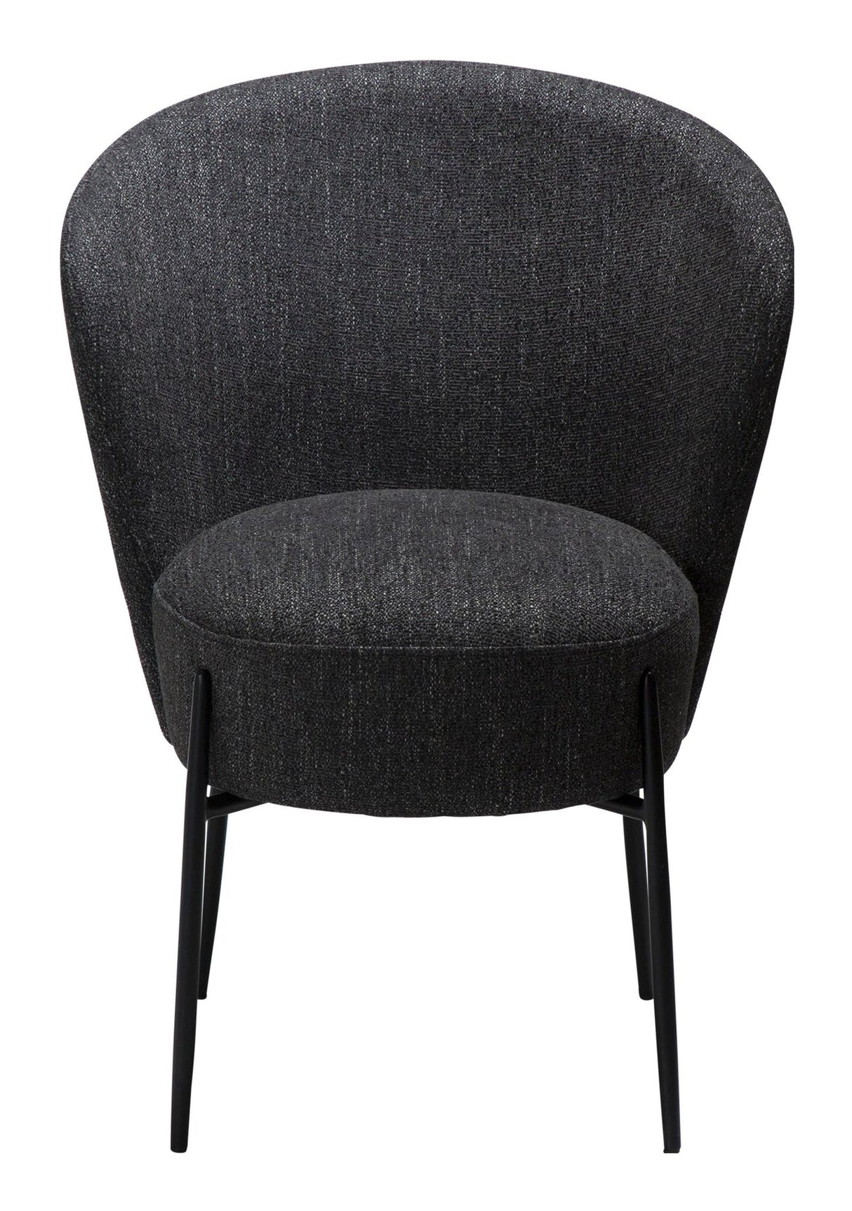 ORBIT Spisebordsstol, Sort Stof - Unoliving.com