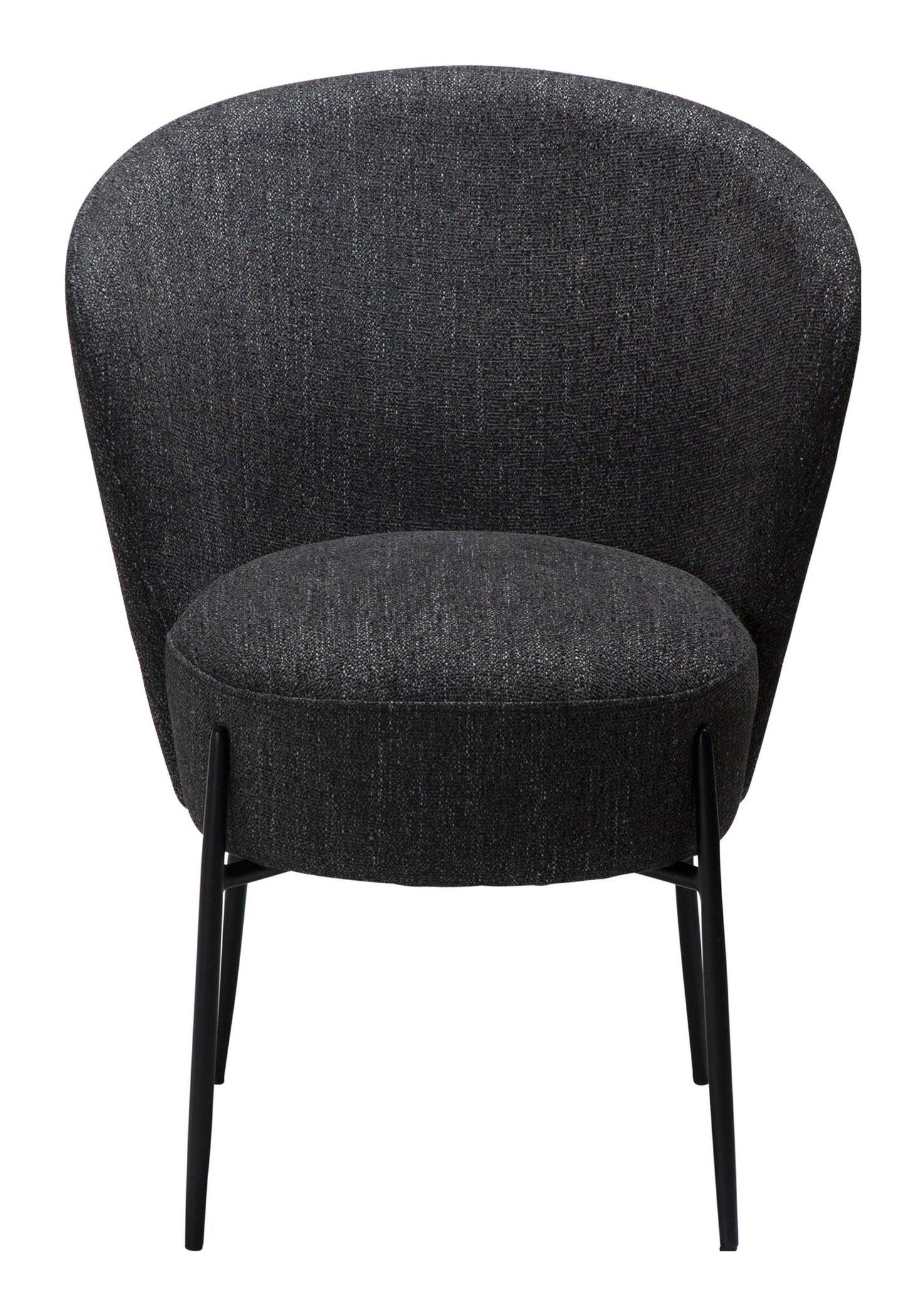 ORBIT Spisebordsstol, Sort Stof - Unoliving.com
